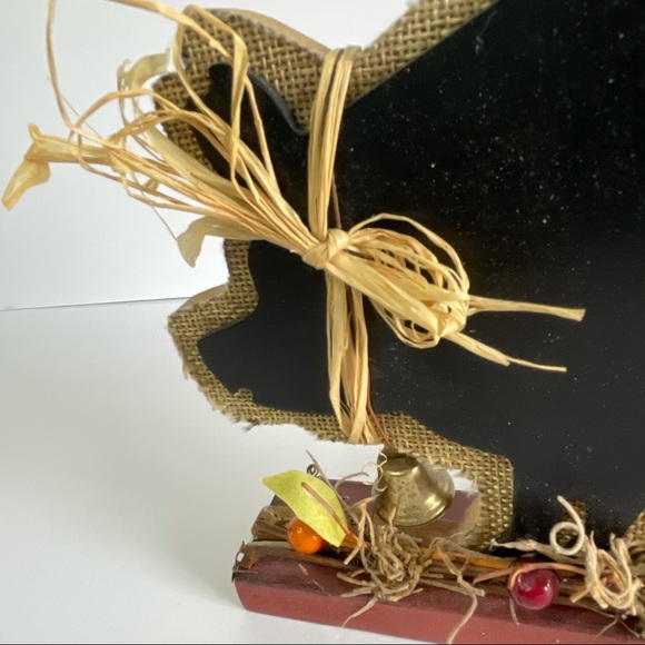 Rustic Farmhouse Pig Chalkboard Decor Table Accent - Picture 4 of 16